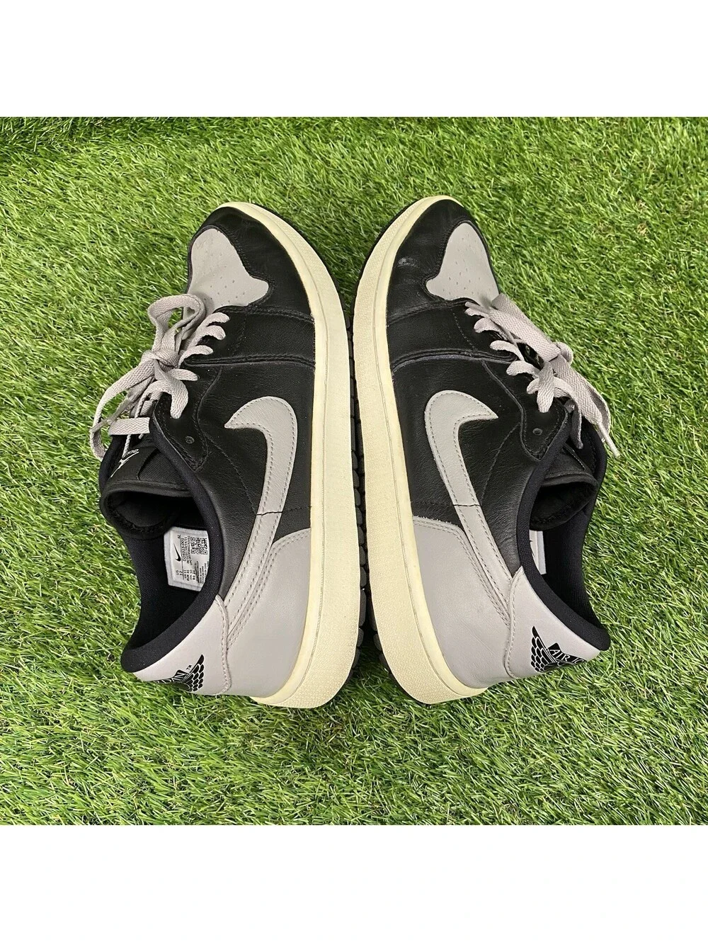 Nike Air Jordan Retro One 1 Golf Low Shadow Black Gray White Mens Size 12